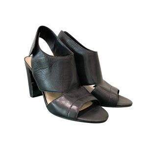 Marc Fisher Sandals Black Heels Sling back 6.5